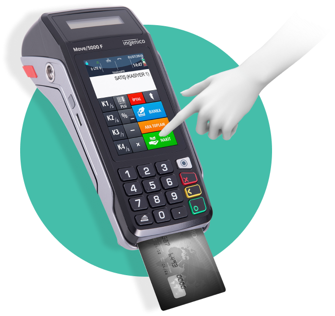 Ingenico Move 5000F Mobil Yazar Kasa POS